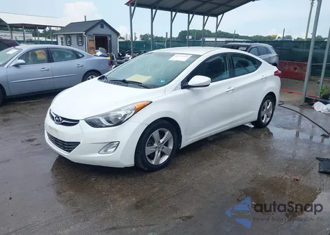 2013 Hyundai Elantra Gls from USA, damaged, VIN 5NPDH4AE4DH434216